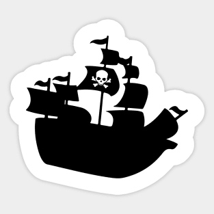 Pirate Ship Sticker